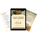 Load image into Gallery viewer, Collect &amp; Preserve Family Treasures Ebook
