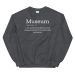 Load image into Gallery viewer, Museum Definition Unisex Sweatshirt
