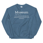 Load image into Gallery viewer, Museum Definition Unisex Sweatshirt
