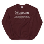 Load image into Gallery viewer, Museum Definition Unisex Sweatshirt
