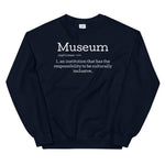 Load image into Gallery viewer, Museum Definition Unisex Sweatshirt
